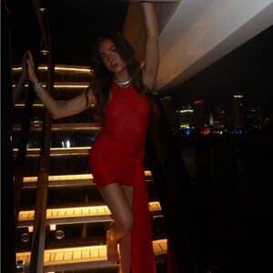 Bananhot Evening Mini Wrap Dress